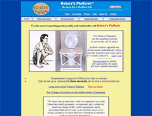 Tablet Screenshot of naturesplatform.com